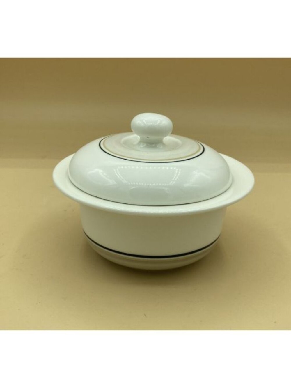 ARABIA Finland Seita Arctica Sugar Bowl With Lid